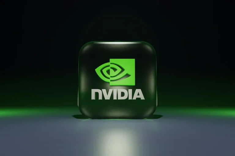 Logotipo da NVIDIA em destaque
