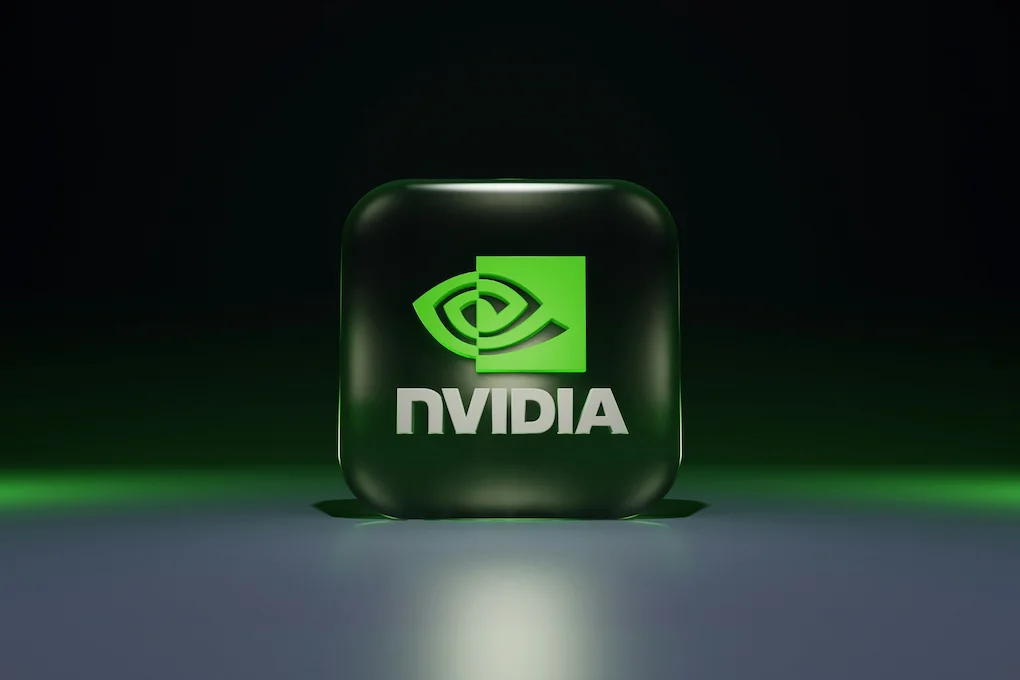 Logotipo da NVIDIA em destaque